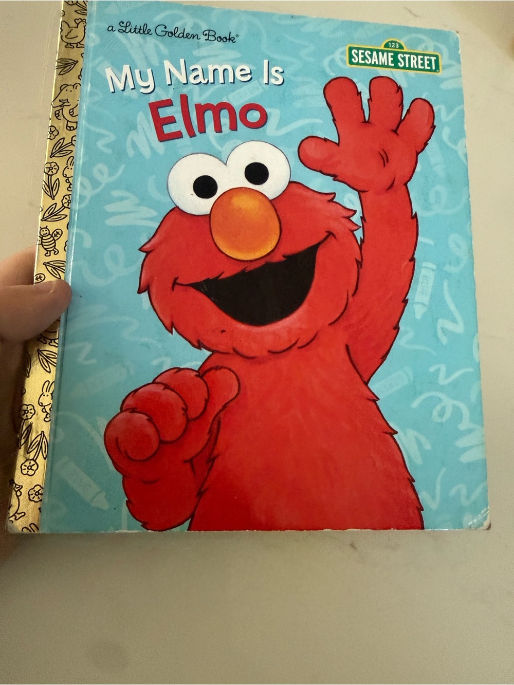 Sesame Street Elmo book